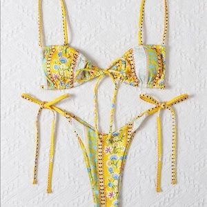 Shein Ditsy Floral Bikini